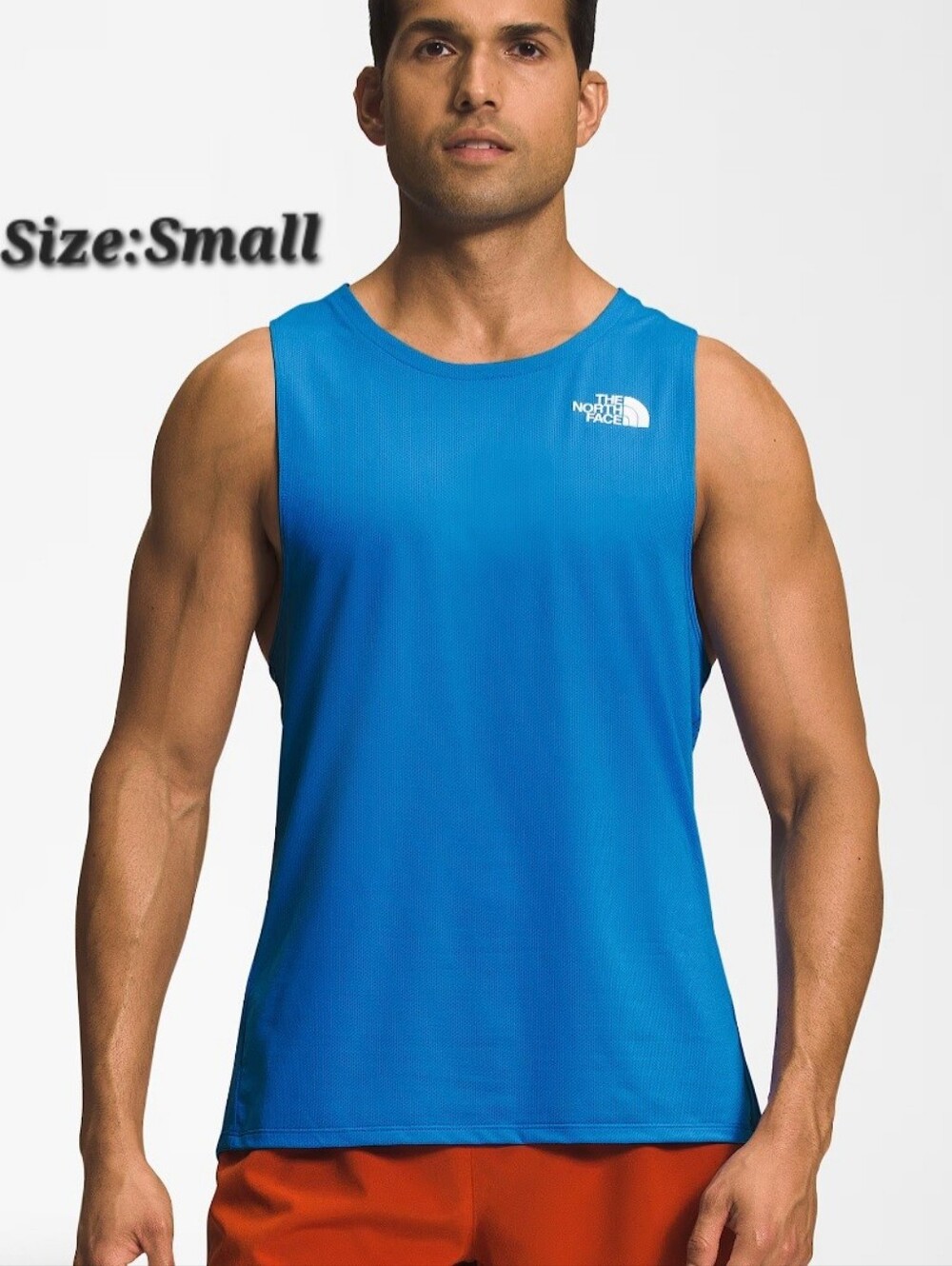 The North Face FlashDry Men's Tank Top Sleveless Blue Size Small